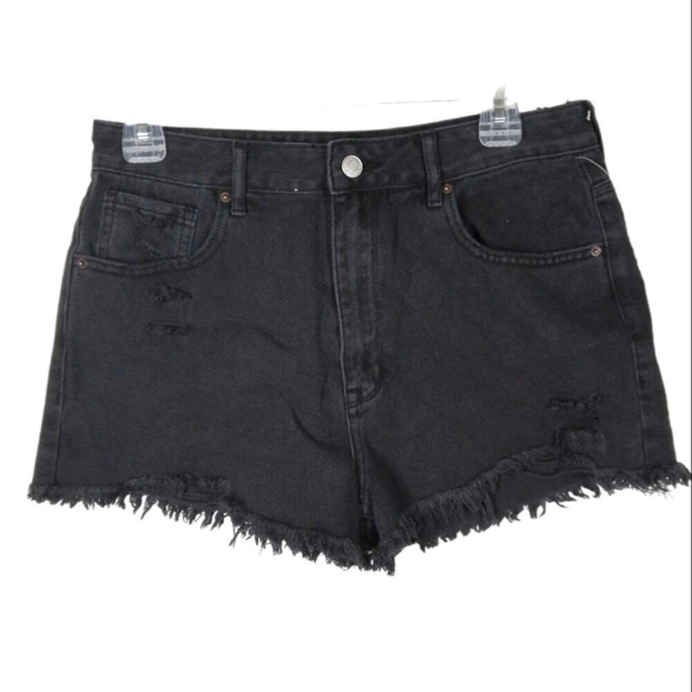 NWT PacSun High Rise Festival Shorts Black size 29